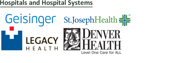 Select Health Literacy Innovations (HLI) clients by market: managed care, health insurance, specialty care, cancer care, children care, hospital systems, hospitals, community health care, public health